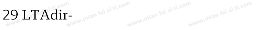 29 LTAdir字体转换